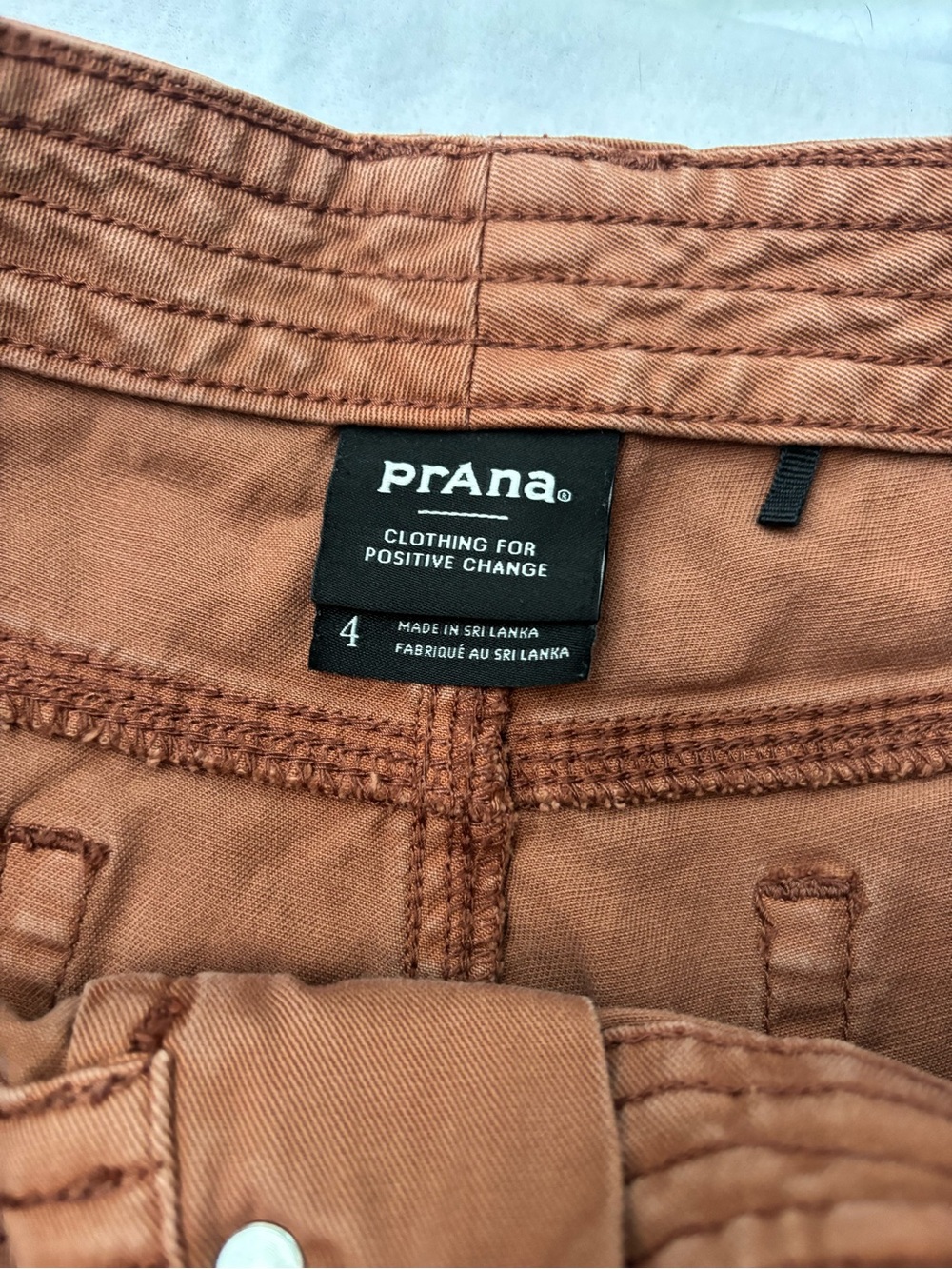 Prana Burnt Orange Straight-Leg Pants - Picture 2 of 11